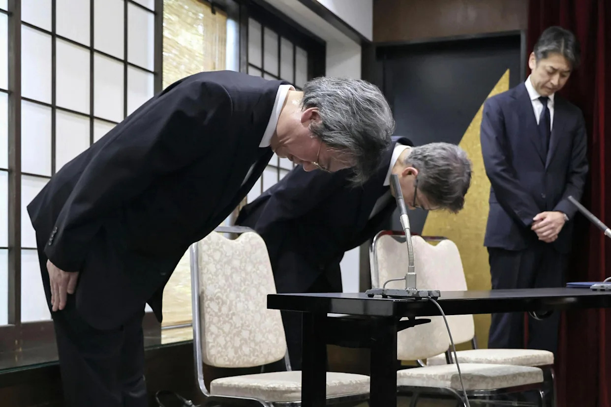 Japanese officials apologize at grave of wrongfully detained man denied timely cancer treatment