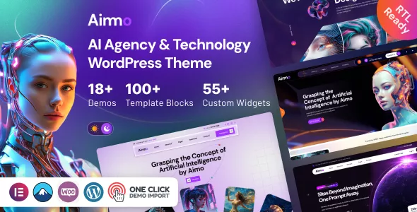 Aimo - AI Agency & Technology WordPress Theme v1.0.1