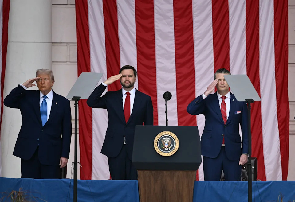 The Trump administration’s has resisted the Army’s request for additional funding to help cover Pete Hegseth's security demands. / Brendan Smialowski/AFP via Getty Images