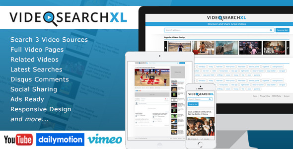 VideoSearchXL - Multi Source Video Search Engine VideoSearchXL - Multi Source Video Search Engine