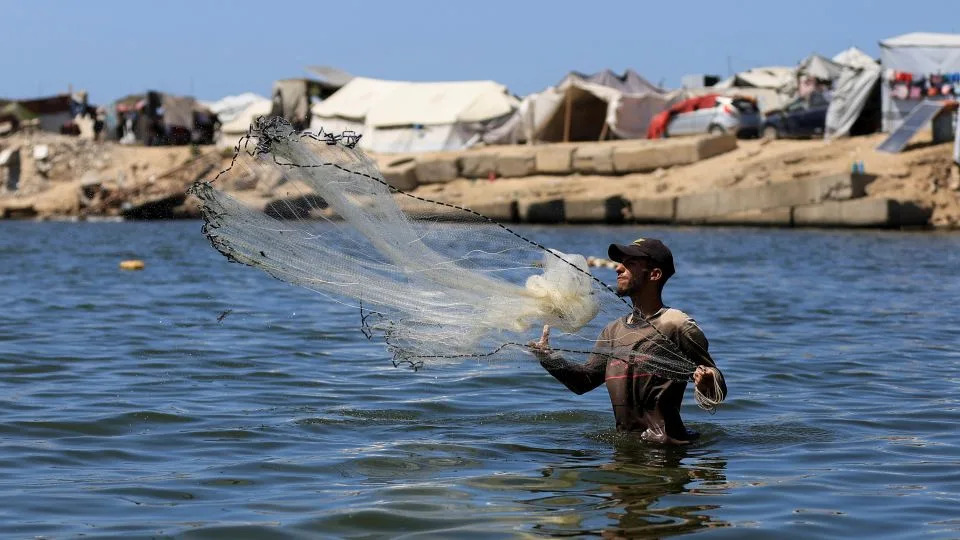 The UN has stated that Gaza’s fisheries industry is now working at just 7.3% of its pre-war production capacity. - Dawoud Abu Alkas/Reuters
