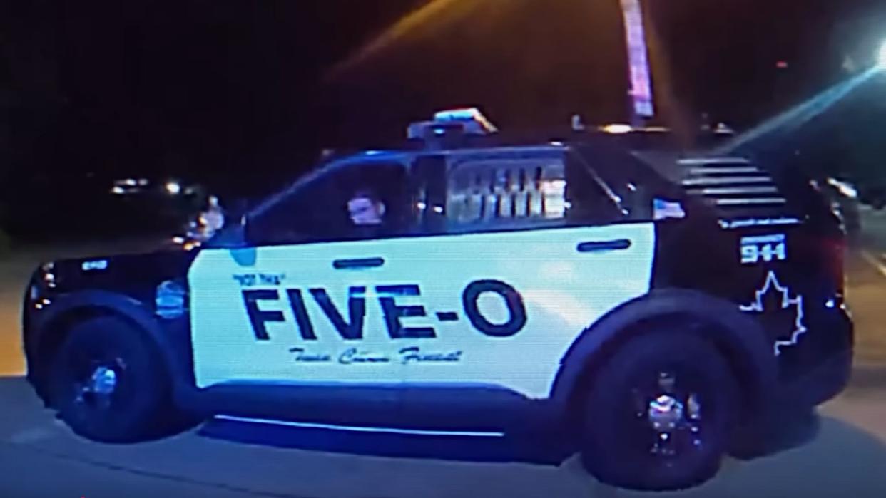 Teen Driving Fake Cop Car Gets Busted