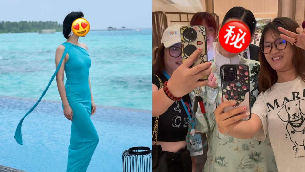 TVB視后凌晨回酒店遇粉絲追著合照　表情惹爭議：僵硬笑容唧出嚟