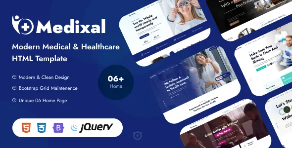 Medixal - Modern Medical & Healthcare HTML Template v1.0
