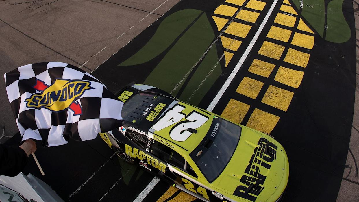 William Byron Fights Off Nemesis for NASCAR Cup Win in Iowa