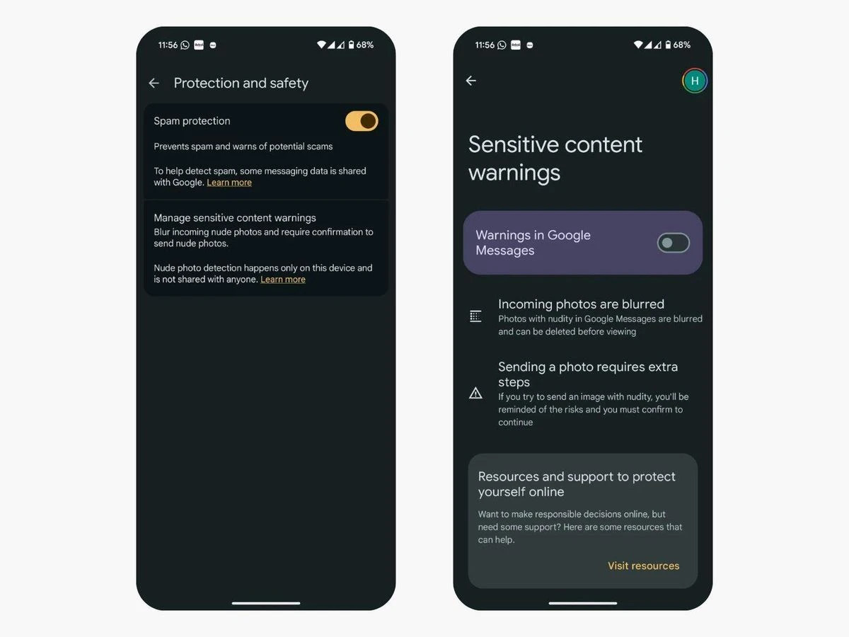 Google tung tính năng làm mờ ‘ảnh nóng’ trên Android