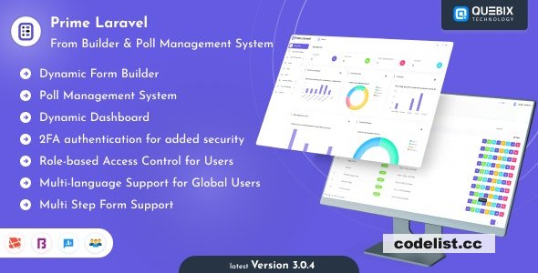 Prime Laravel v3.0.4 - Form Builder & Poll Management System - nulled