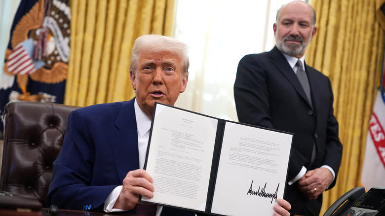 Donald Trump and Howard Lutnick