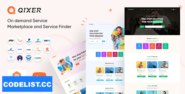 Qixer v1.4.2 - Multi-Vendor On demand Service Marketplace and Service Finder - nulled