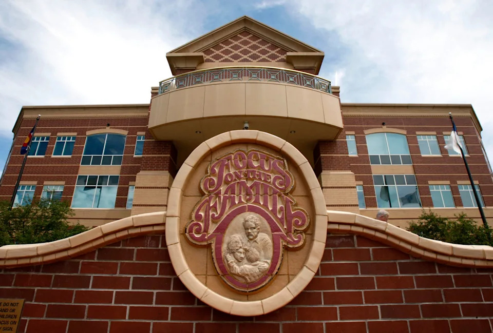 A view of Focus on the Family headquarters in Colorado Springs, Colorado, on July 20, 2007. James Dobson, founder of the Christian nonprofit organization, died at the age of 89, the Dr. James Dobson Family Institute announced Aug. 21, 2025.
