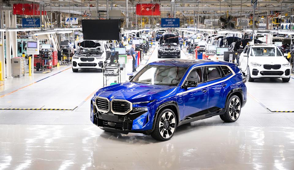 Series production for the first-ever BMW XM started at BMW Manufacturing in Spartanburg, South Carolina, in late 2022.