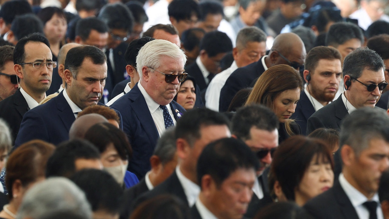 日本廣島原爆80周年　破紀錄120個國家及地區代表出席儀式