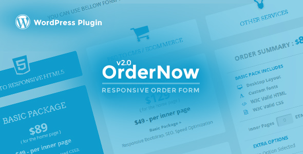 OrderNow v2.0.4 - Responsive PHP Order Form OrderNow v2.0.4 - Responsive PHP Order Form