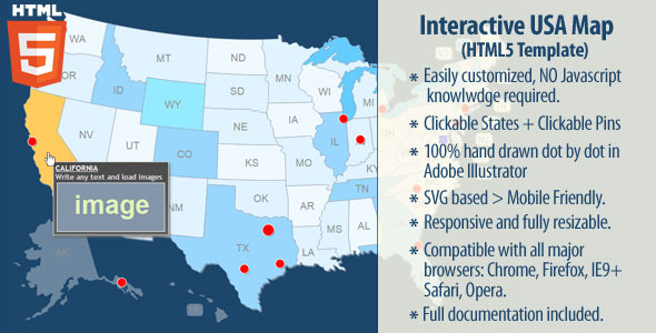 Interactive USA Map v2.0.2 - HTML5 Interactive USA Map v2.0.2 - HTML5