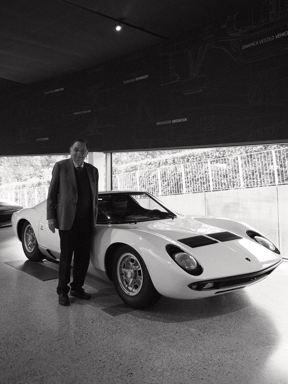 giampaolo dallara and the lamborghini miura