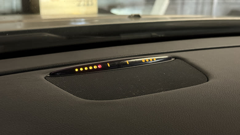 Parking sensor bar of a 2006 Mercedes-Benz CLS500