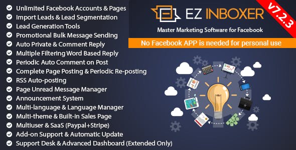EZ Inboxer v7.2.3 - Master Marketing Software for Facebook - nulled EZ Inboxer v7.2.3 - Master Marketing Software for Facebook - nulled