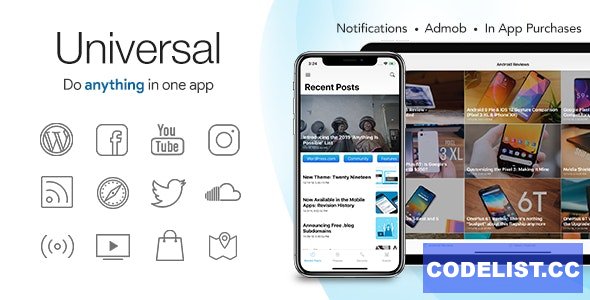 Universal for IOS v4.4.3 - Full Multi-Purpose IOS app