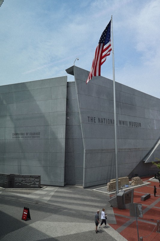 米国の第二次世界大戦博物館＝ニューオーリンズで2025年7月23日、八田浩輔撮影
