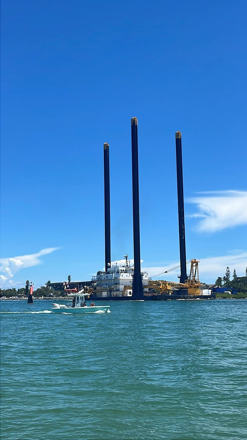 What was that large vessel in the Port of Fort Pierce over the weekend?