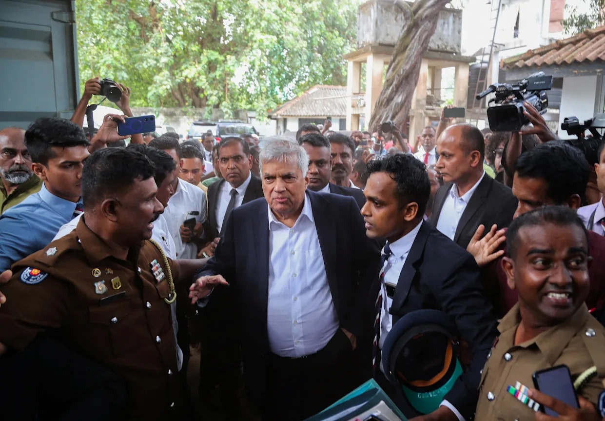 Former Sri Lanka President Ranil Wickremesinghe arrested