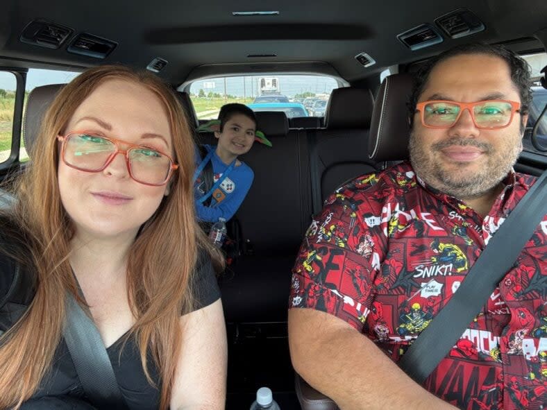 My family and I in the 2025 VW ID. Buzz