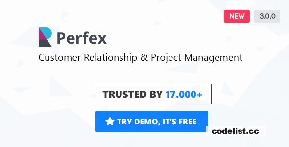 Perfex v3.0.0 - Powerful Open Source CRM