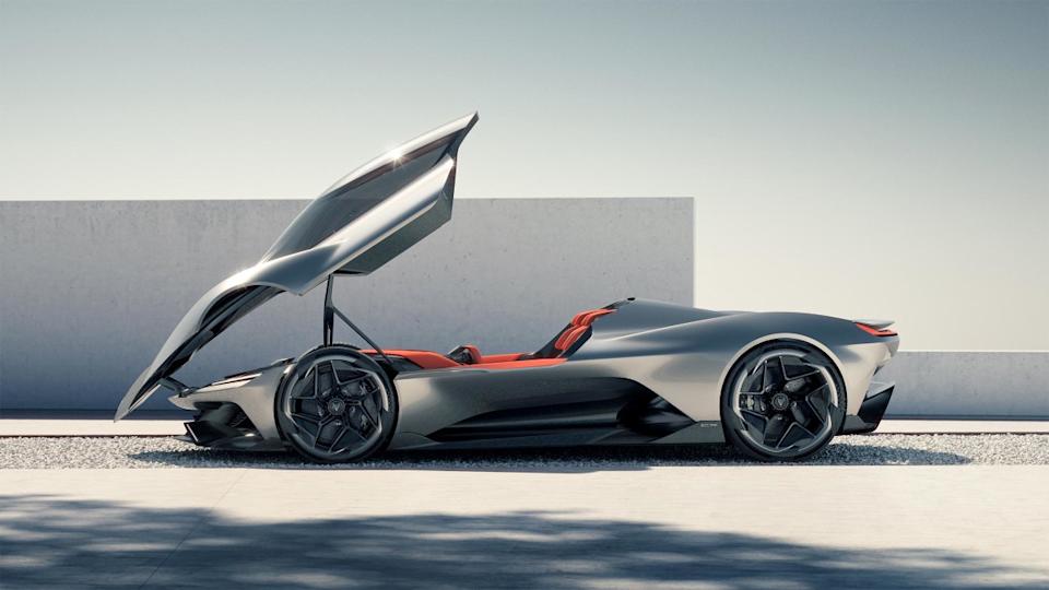 The front of the CX bodywork "lunges" forward to allow access to the cabin.