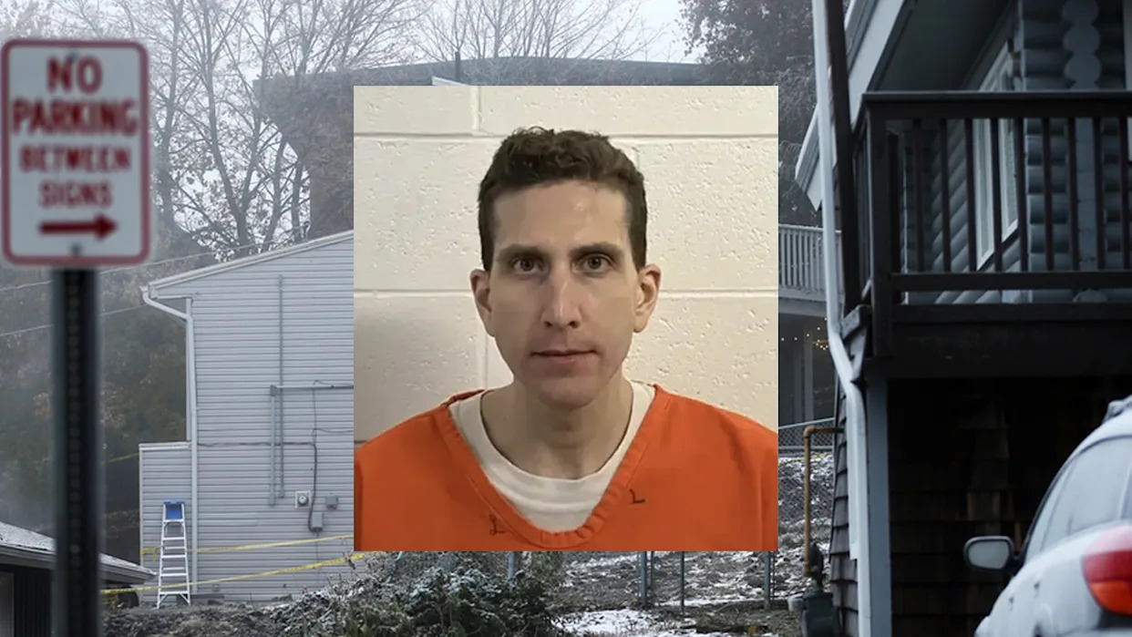 Bryan Kohberger, seen here in a prison-issued jumpsuit, pleaded guilty to the 2022 murders of four University of Idaho students. He was sentenced to life without parole or appeal for the brutal stabbings at the King Road home in Moscow, Idaho.