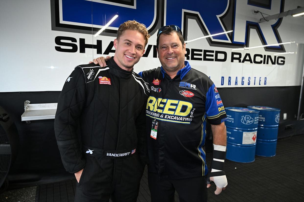 shawn reed jordan vandergriff nhra top fuel dragster