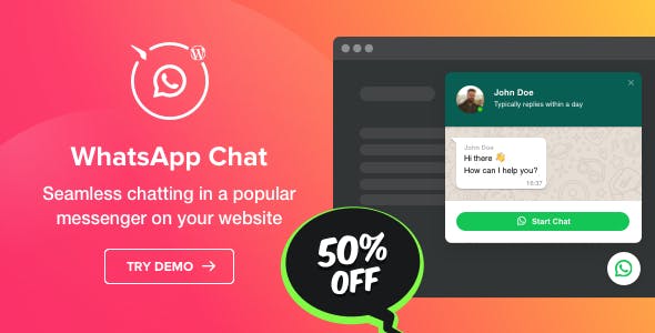 WhatsApp Chat v1.0.0 - WordPress WhatsApp Chat plugin