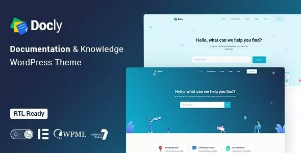 Docly - Documentation and Knowledge Base WordPress Theme with bbPress Helpdesk Forum v2.1.4