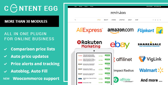 Content Egg v6.2.5 - all in one plugin for Affiliate, Price Comparison