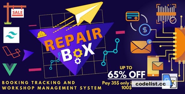 Repair box v12.6 - Repair booking,tracking and workshop management system - nulled