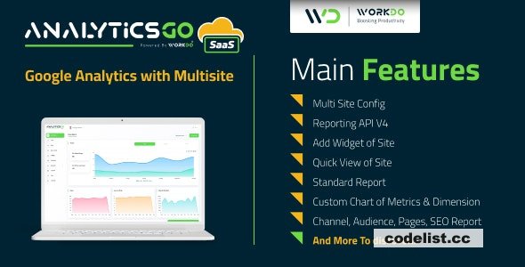 AnalyticsGo SaaS v3.1 - Google Analytics V4 with Multisite - nulled