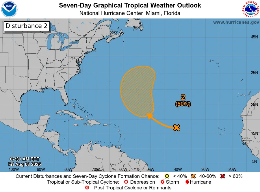 National Hurricane Center tracking 2 systems. Will either impact Florida over weekend?