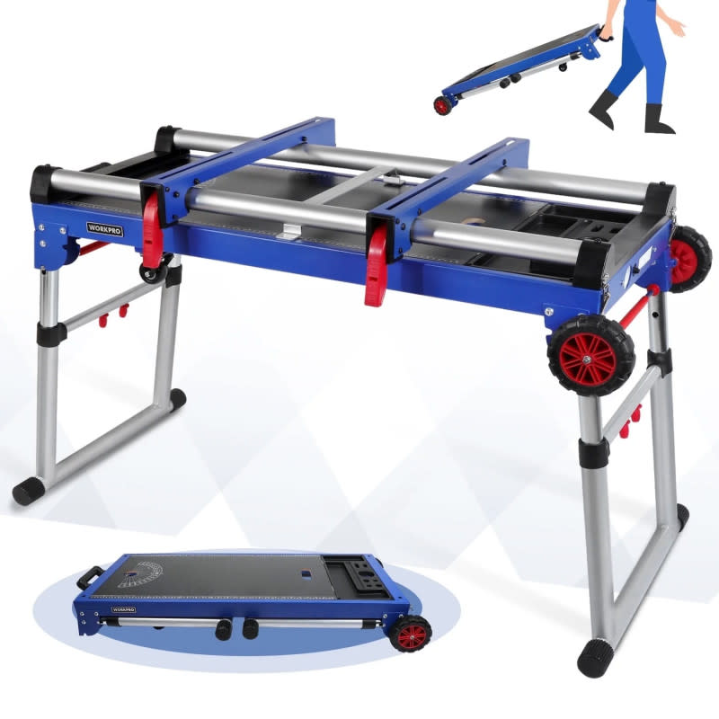 Walmart Has a 'Very Sturdy' $325 Miter Saw Stand for 47% Off