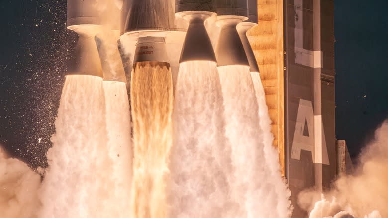 Project Kuiper satellites lift off on a SpaceX rocket