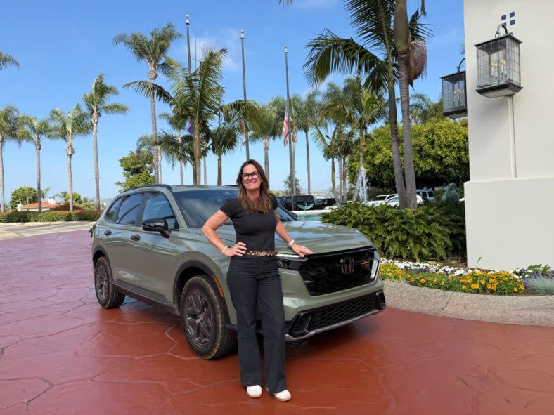 Sara with the 2026 Honda CR-V TrailSport