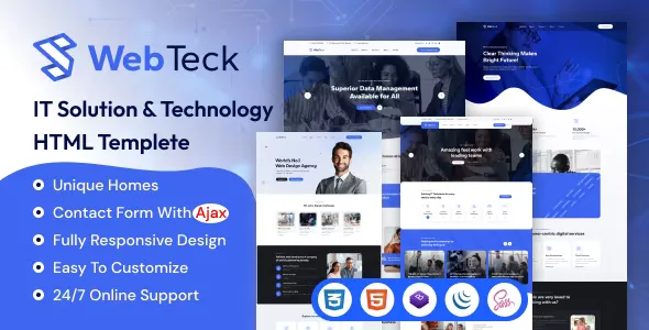 Webteck - IT Solution and Technology HTML Template