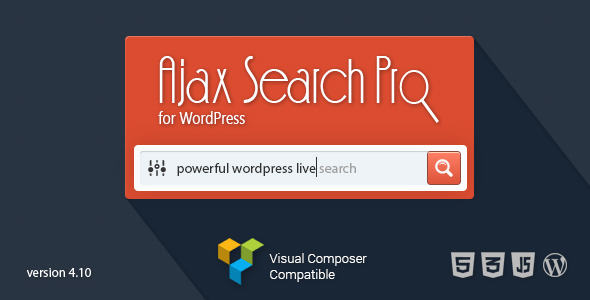 Ajax Search Pro v4.10.3 - Live WordPress Search & Filter Plugin Ajax Search Pro v4.10.3 - Live WordPress Search & Filter Plugin