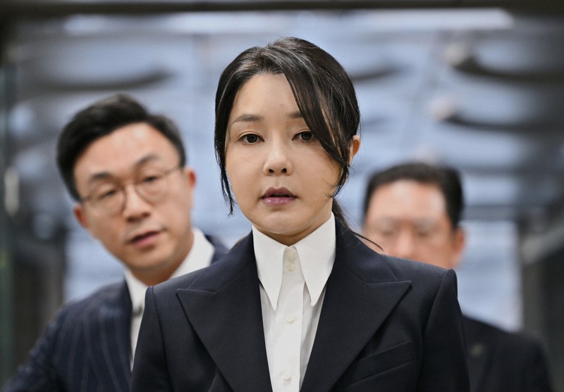 韓国ソウル中央地裁、尹前大統領の妻、金建希氏の逮捕状を発付