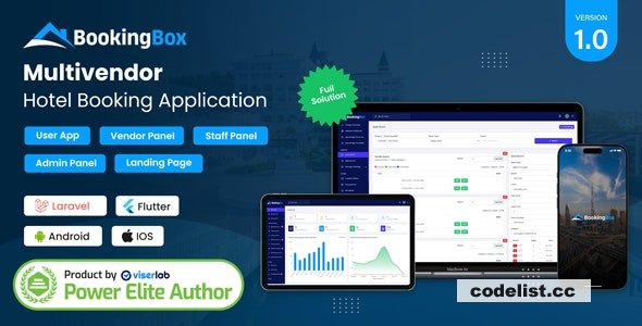 BookingBox v2.2 - Complete MultiVendor Hotel Booking Application SAAS - nulled