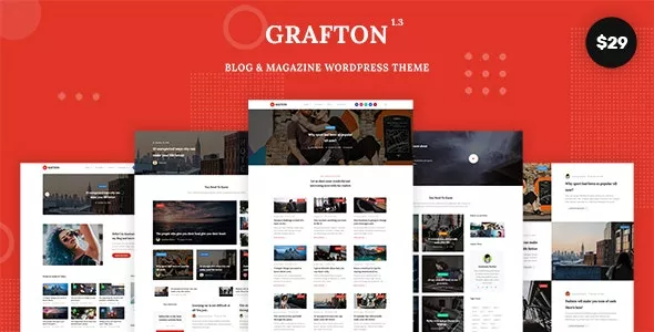 Grafton - Blog & Magazine WordPress Theme v1.6