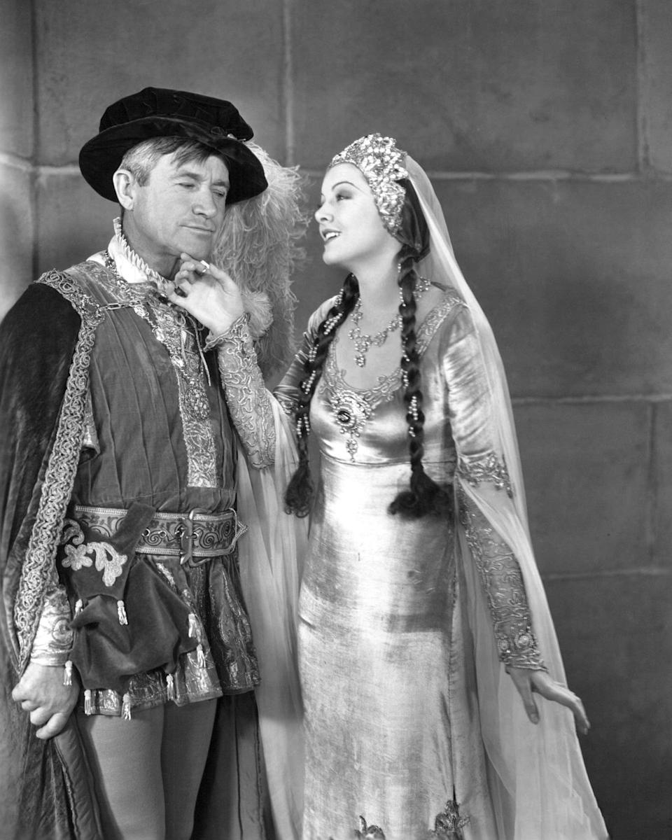 Will Rogers con Myrna Loy
