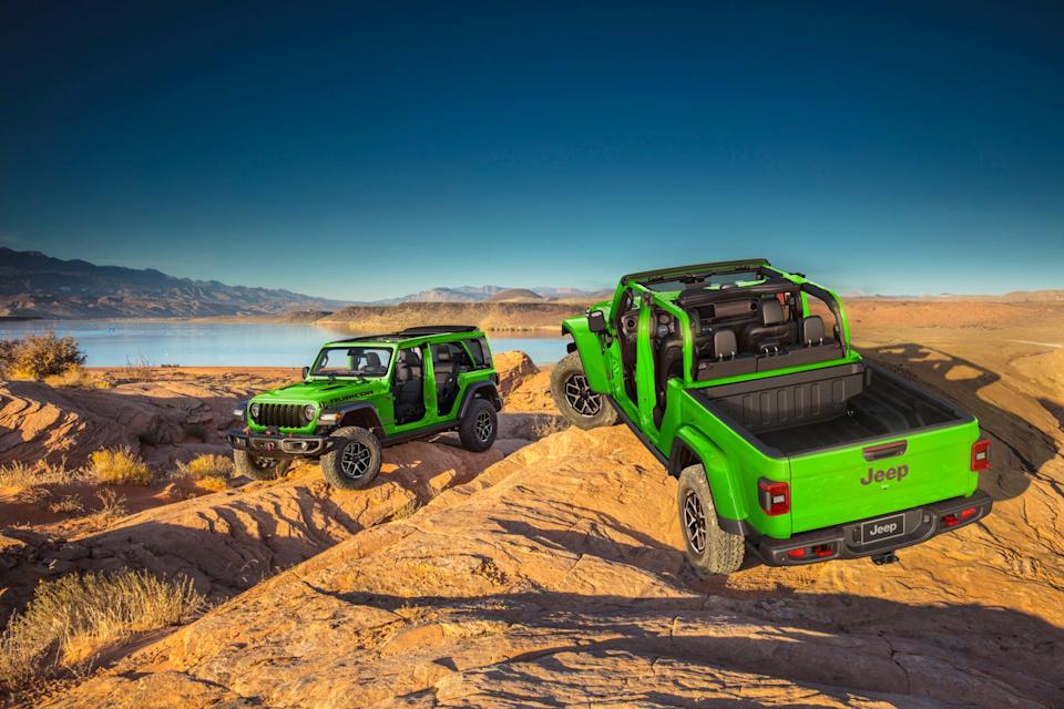 jeep wrangler and gladiator