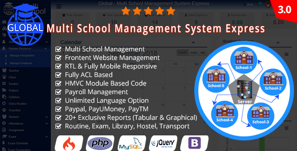 Global v3.0 - Multi School Management System Express - nulled Global v3.0 - Multi School Management System Express - nulled
