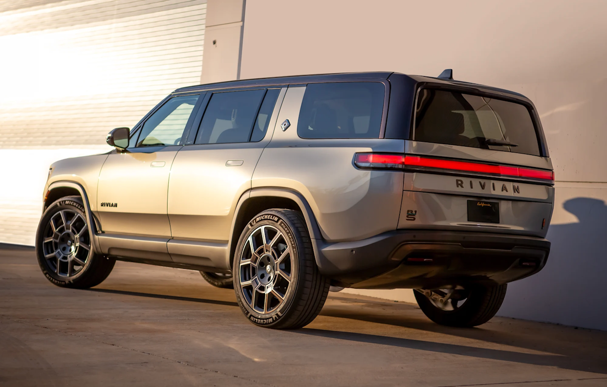 Rivian's Bespoke R1S Quad Pebble Beach Edition Fetched $175,000 at a Monterey Car Week Auction