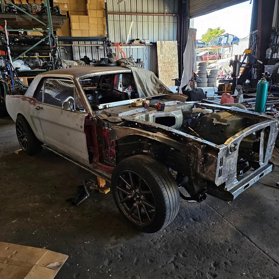 model 3 swapped mustang