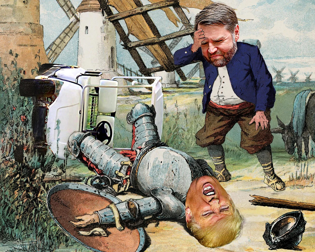 ‘He has trouble completing a thought’: bizarre public appearances again cast doubt on Trump’s mental acuity